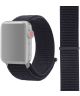 Apple Watch Bandje - 1-9/SE/Ultra 49MM/45MM/44MM/42MM - Klittenband - Zwart