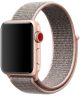 Apple Watch 45MM / 44MM / 42MM Bandje Nylon met Klittenband Roze