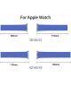 Apple Watch 1-9/SE/Ultra 49/45/44/42MM Bandje Siliconen Blauw
