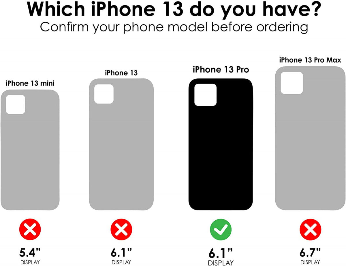 LifeProof See Apple iPhone 13 Pro Hoesje Back Cover Transparant Zwart afbeelding 6