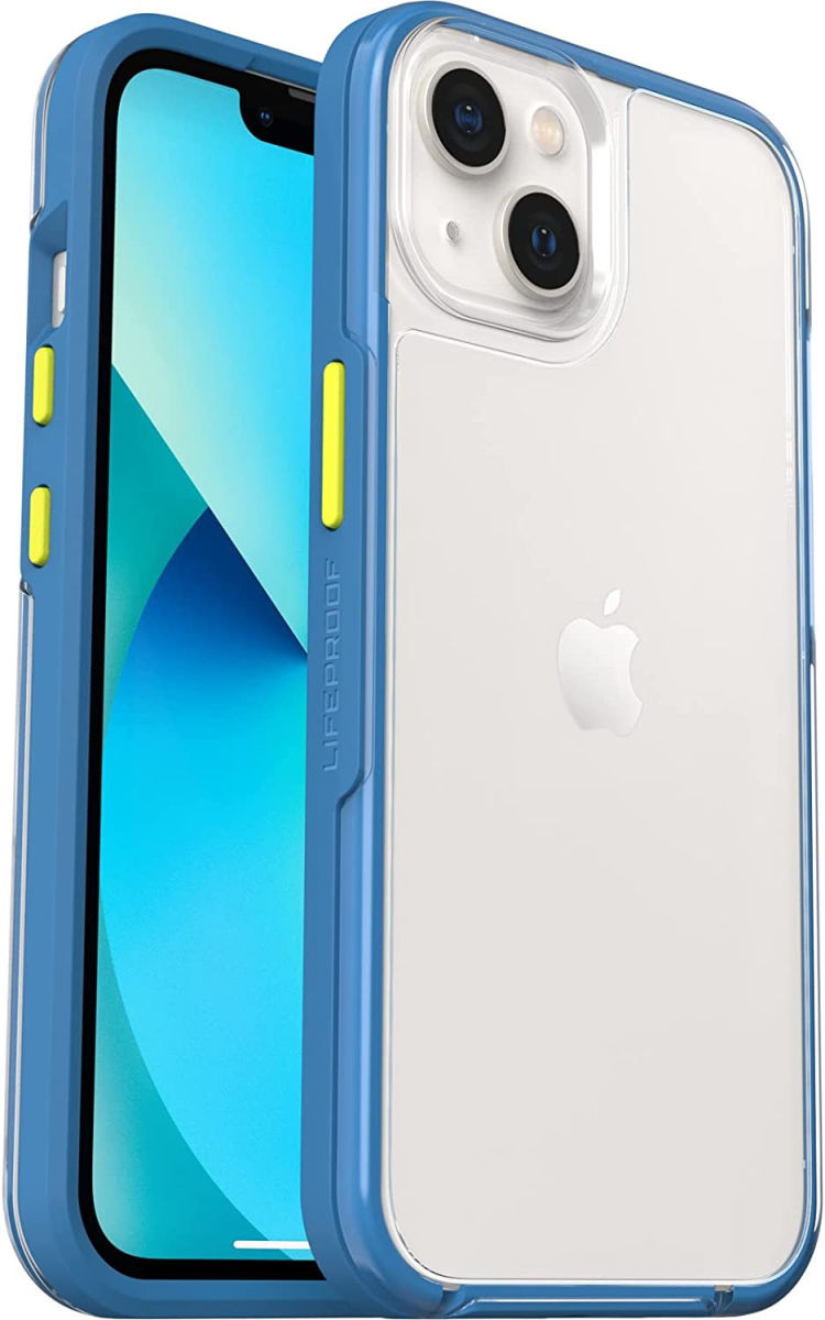 LifeProof See Apple iPhone 13 Hoesje Back Cover Transparant Blauw afbeelding 1