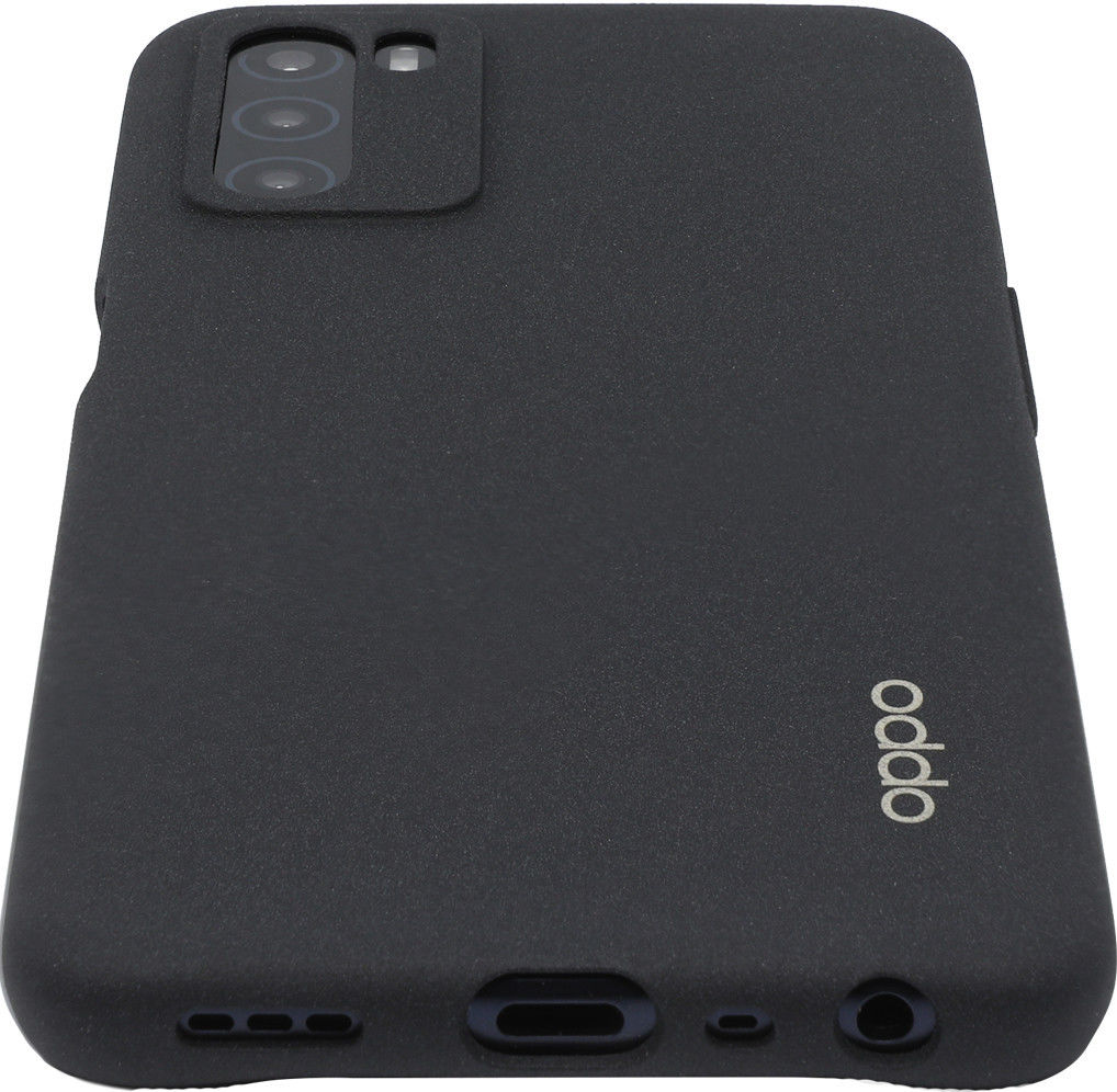 Origineel Oppo A16 / A16s / A54s Hoesje Hard Plastic Back Cover Zwart afbeelding 3