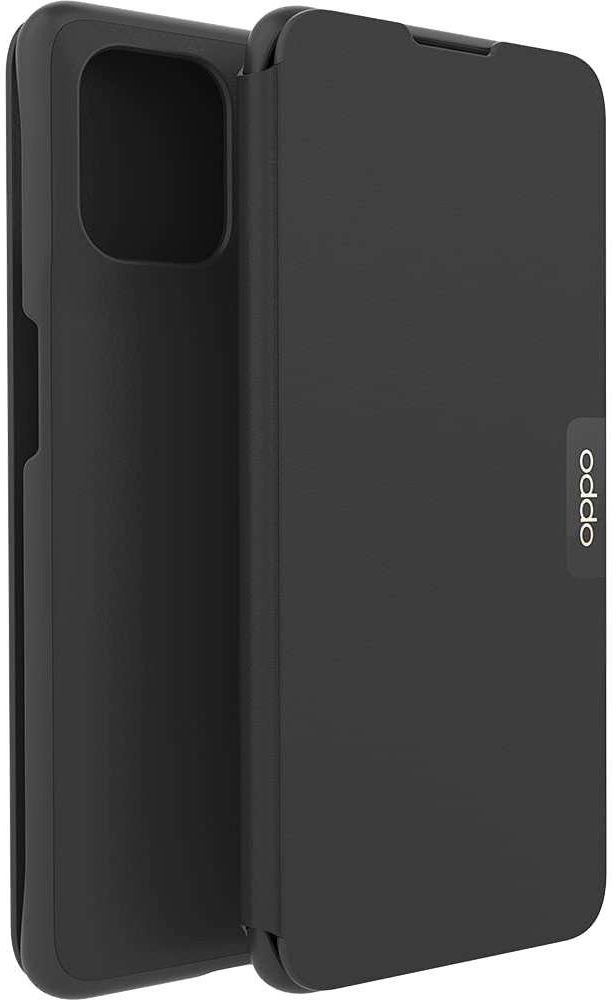 Origineel Oppo Find X3 Pro Hoesje Flip Cover Wallet Book Case Zwart afbeelding 2