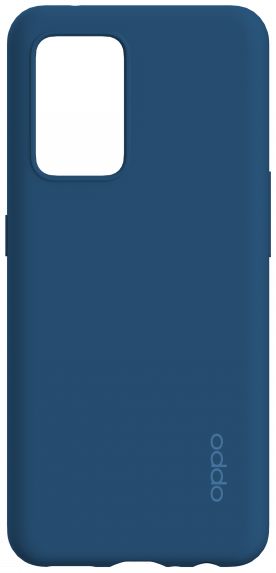 Origineel Oppo Find X5 Lite Hoesje Siliconen Back Cover Blauw afbeelding 2
