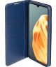 Origineel Oppo A91 Hoesje Flip Cover Wallet Book Case Blauw