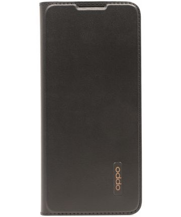 Origineel Oppo Reno 4 Pro Hoesje Flip Cover Wallet Book Case Zwart Hoesjes