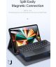 Dux Ducis iPad Pro 12.9 (2020/2021) Hoes Bluetooth Toetsenbord QWERTY