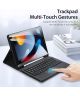 Dux Ducis iPad 10.2 (2019/2020/2021) Hoes Bluetooth Toetsenbord QWERTY