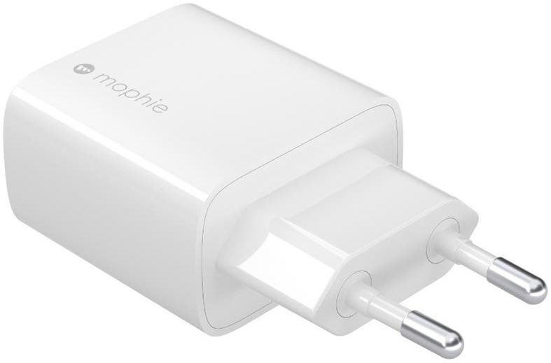 Mophie 30W GaN USB-C Power Delivery / Quick Charge Wall Adapter Wit afbeelding 2