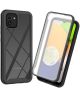 Samsung Galaxy A03 Hoesje Full Protect 360° Cover Hybride Zwart