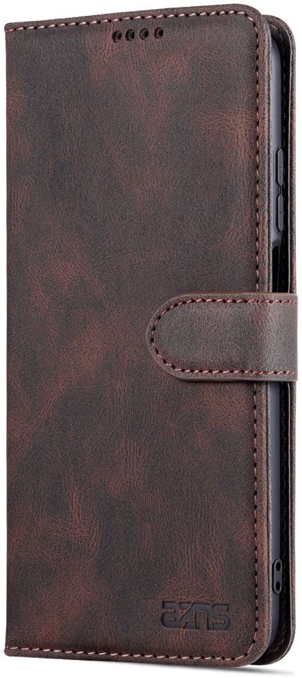 AZNS Xiaomi Poco M4 Pro 5G Hoesje Wallet Book Case Kunstleer Bruin afbeelding 4