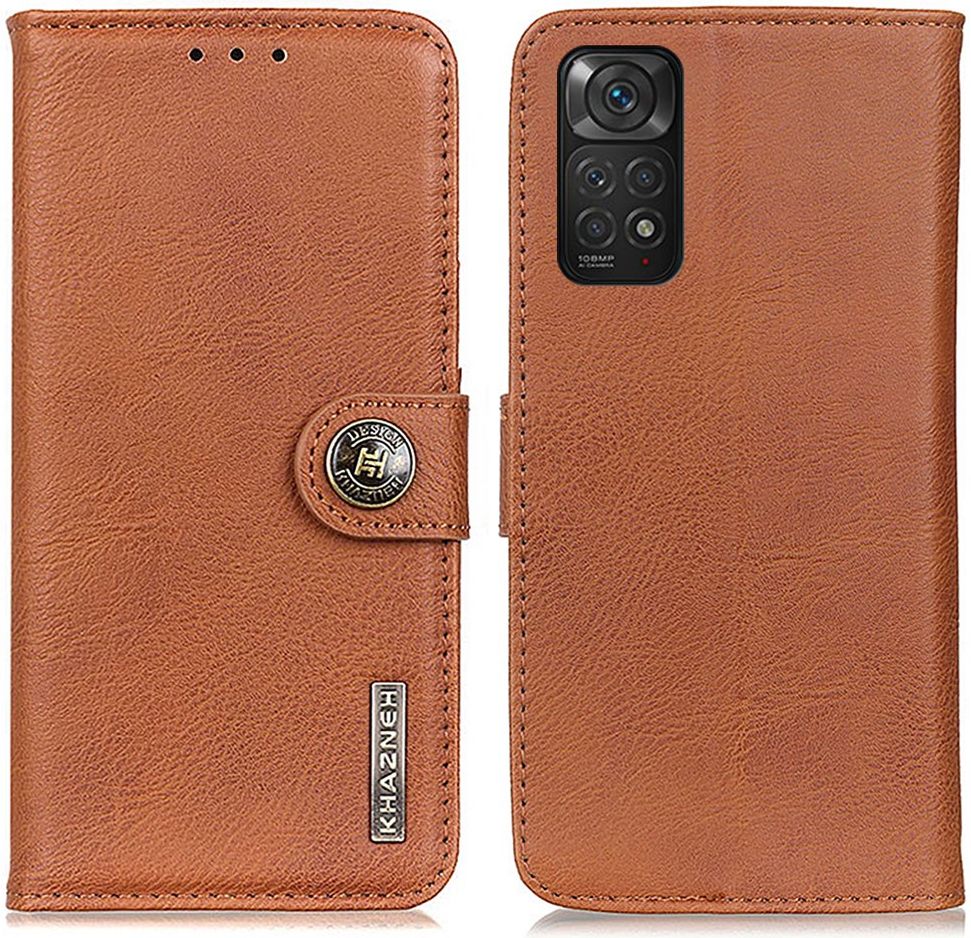 KHAZNEH Xiaomi Redmi Note 11 / 11S Hoesje Portemonnee Book Case Bruin afbeelding 2