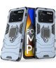 Xiaomi Poco M4 Pro 4G Hoesje Hybride Kickstand Back Cover Blauw