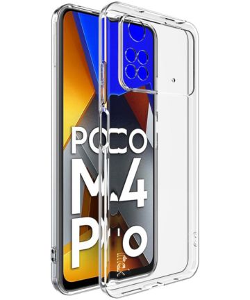 IMAK UX-5 Xiaomi Poco M4 Pro 4G Hoesje Flexibel TPU Transparant Hoesjes