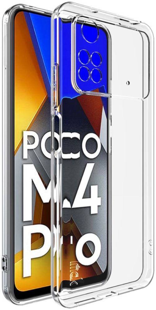IMAK UX-5 Xiaomi Poco M4 Pro 4G Hoesje Flexibel TPU Transparant afbeelding 1