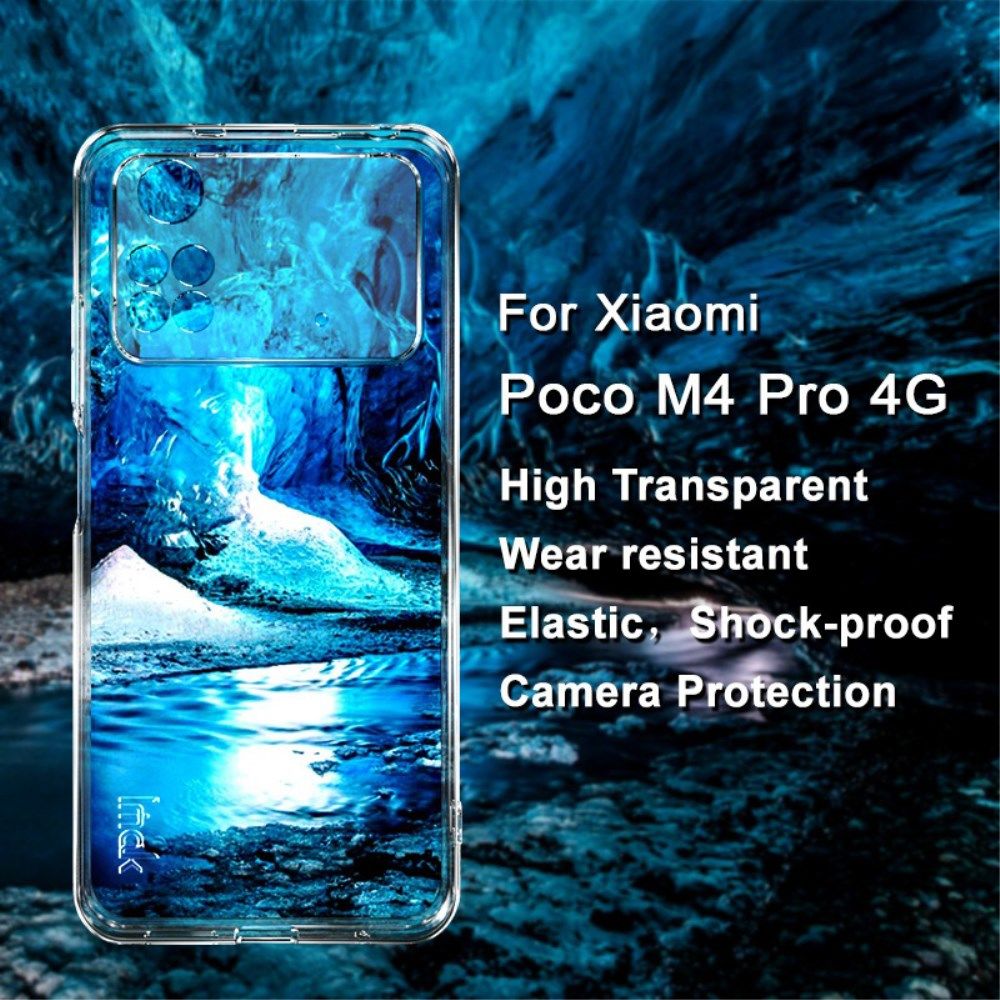 IMAK UX-5 Xiaomi Poco M4 Pro 4G Hoesje Flexibel TPU Transparant afbeelding 5