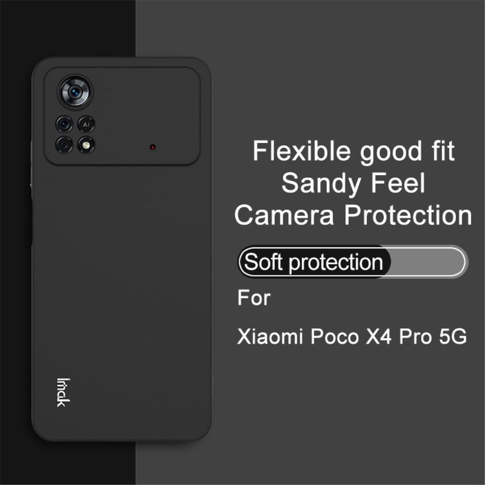 IMAK UC-3 Series Xiaomi Poco X4 Pro Hoesje Flexibel en Dun TPU Zwart afbeelding 7