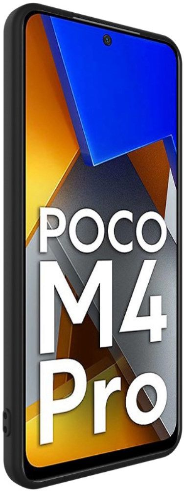 IMAK UC-3 Series Xiaomi Poco M4 Pro 4 Hoesje Flexibel en Dun TPU Zwart afbeelding 5