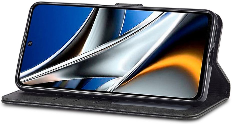 LC.IMEEKE Xiaomi Poco M4 Pro 4G Hoesje Portemonnee Zwart afbeelding 5