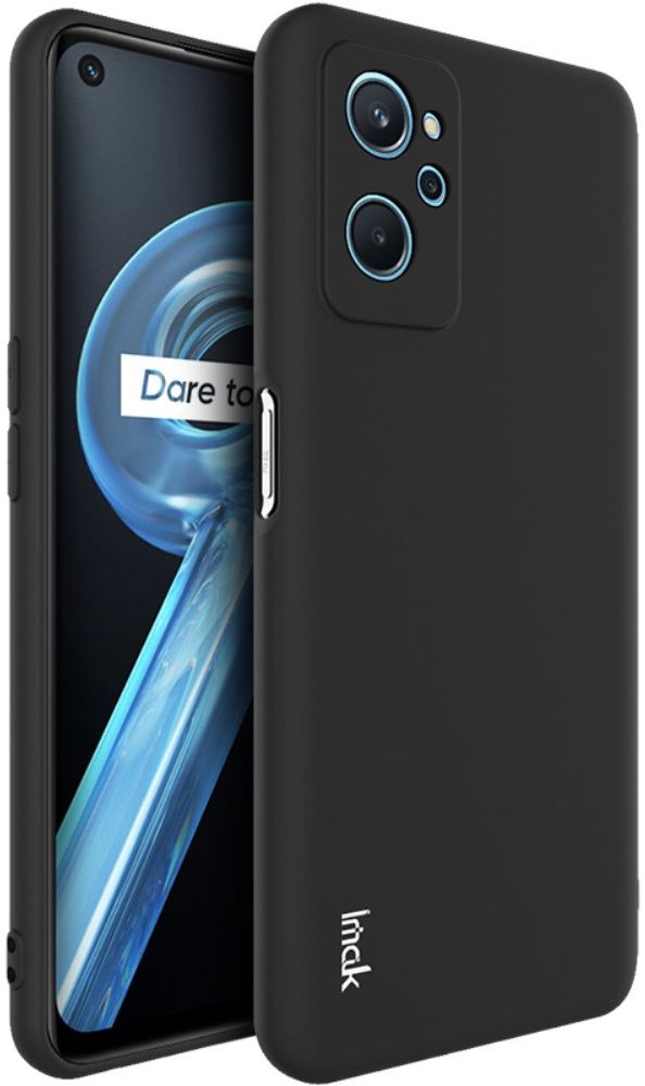 IMAK UC-3 Series Realme 9i/Oppo A76/A96 Hoesje Dun TPU Zwart afbeelding 1