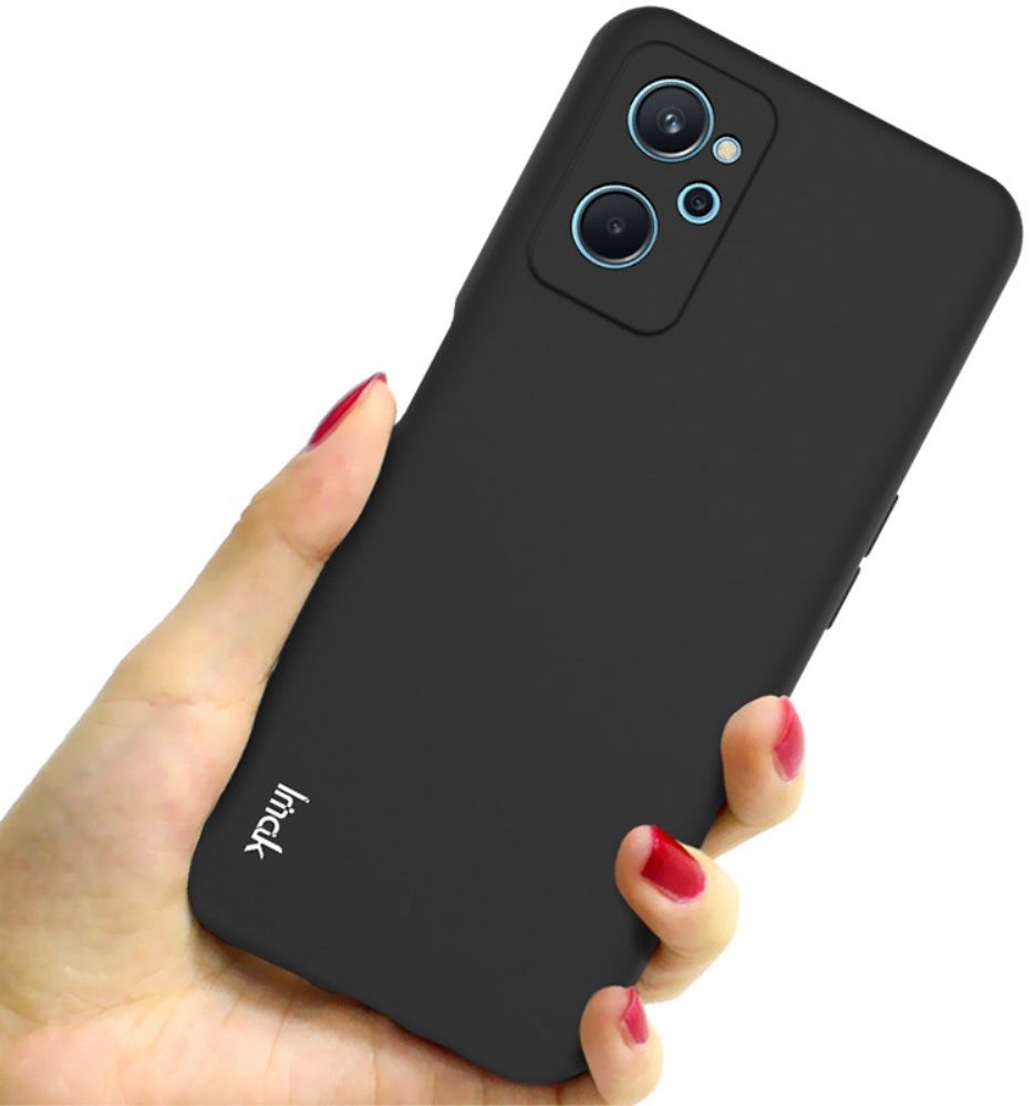 IMAK UC-3 Series Realme 9i/Oppo A76/A96 Hoesje Dun TPU Zwart afbeelding 3