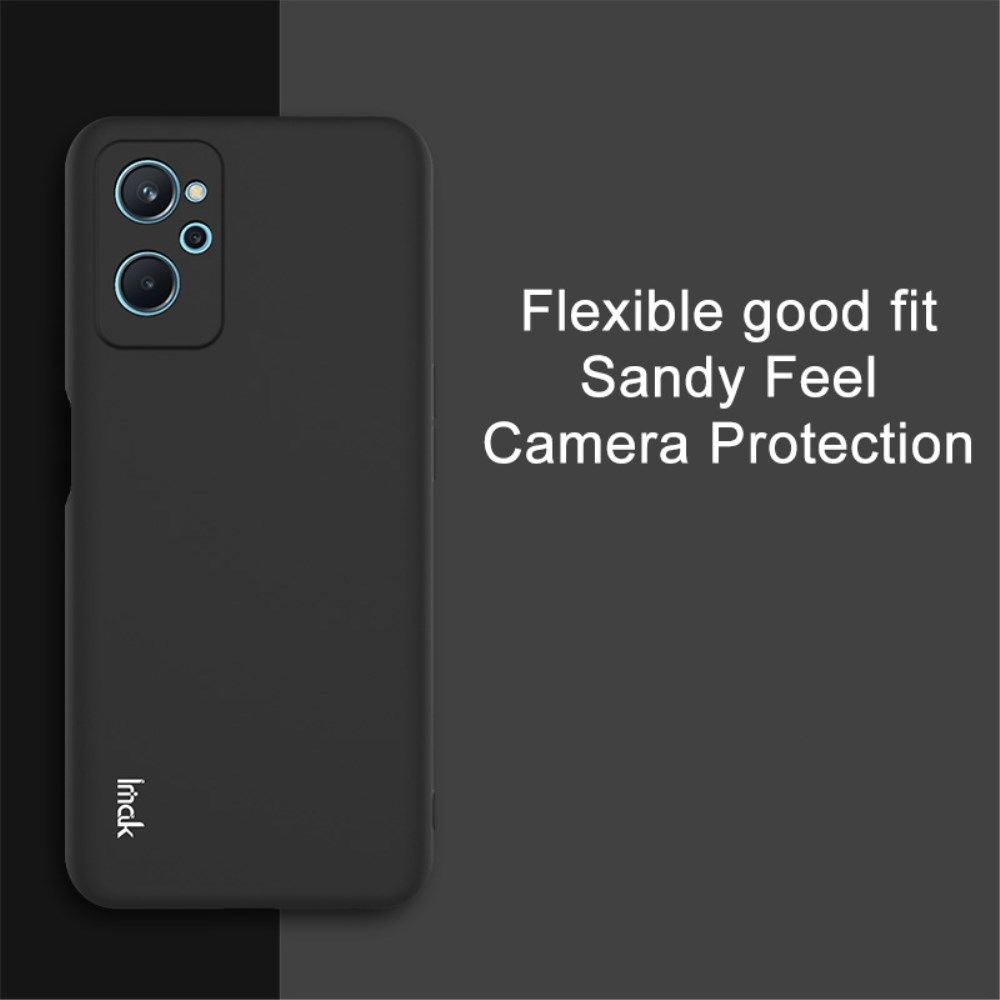 IMAK UC-3 Series Realme 9i/Oppo A76/A96 Hoesje Dun TPU Zwart afbeelding 7