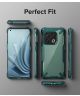 Ringke Fusion X OnePlus 10 Pro Hoesje Back Cover Transparant Zwart