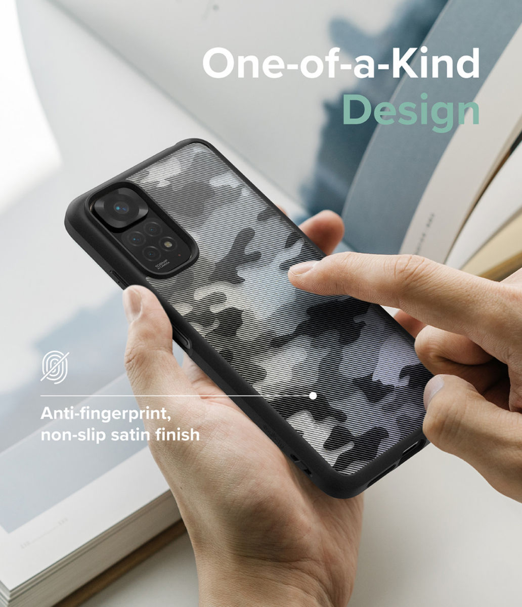 Ringke Fusion Xiaomi Redmi Note 11 / 11S Hoesje Matte Transparant afbeelding 5