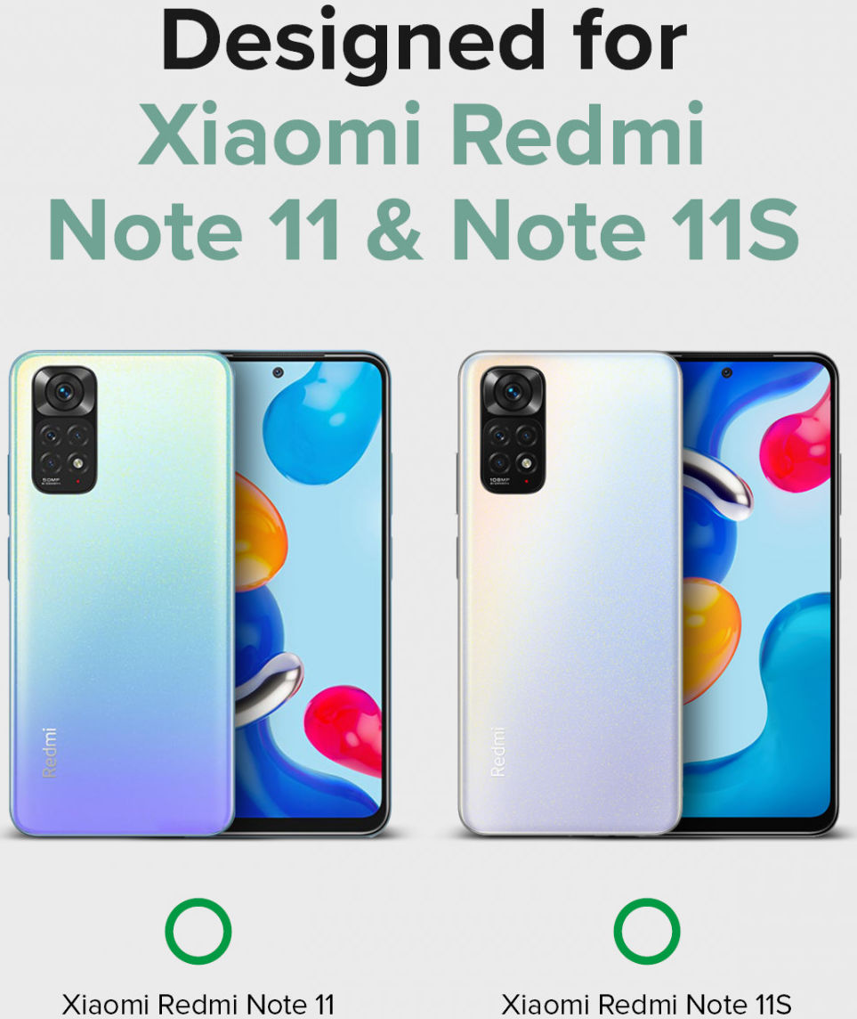 Ringke Fusion Xiaomi Redmi Note 11 / 11S Hoesje Matte Transparant afbeelding 9