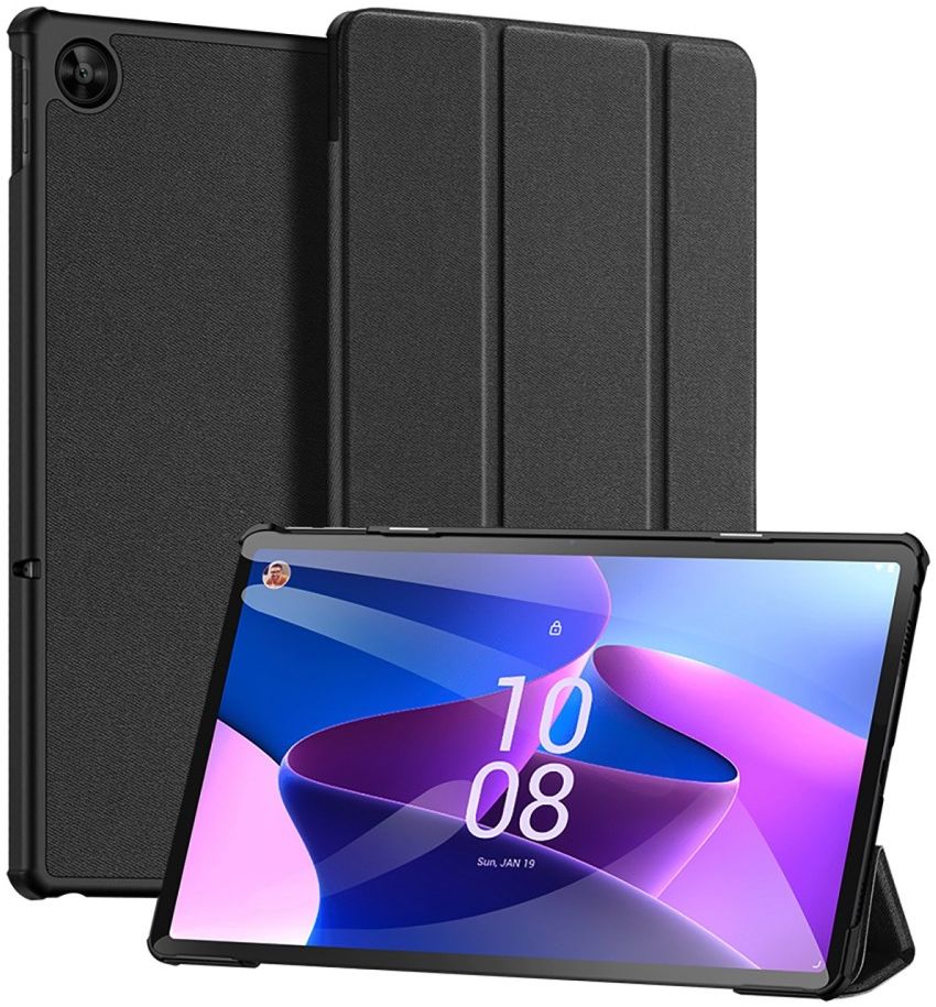 Dux Ducis Domo Lenovo Tab M10 Plus Gen 3 (10.6) Hoes Book Case Zwart afbeelding 1