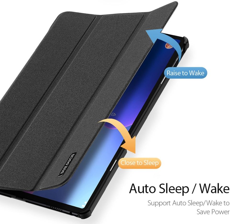 Dux Ducis Domo Lenovo Tab M10 Plus Gen 3 (10.6) Hoes Book Case Zwart afbeelding 2
