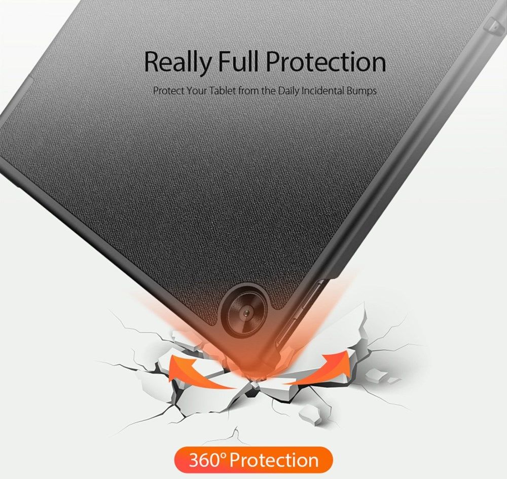 Dux Ducis Domo Lenovo Tab M10 Plus Gen 3 (10.6) Hoes Book Case Zwart afbeelding 3