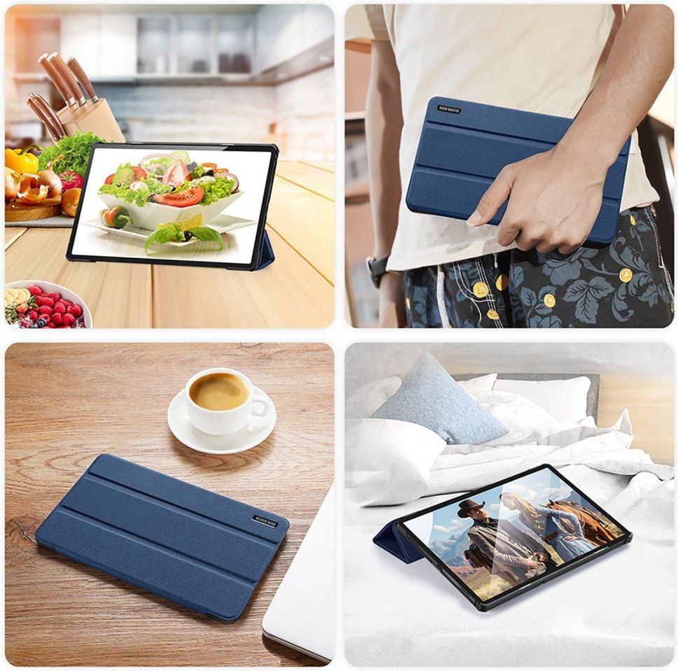 Dux Ducis Domo Lenovo Tab M10 Plus Gen 3 (10.6) Hoes Book Case Blauw afbeelding 9
