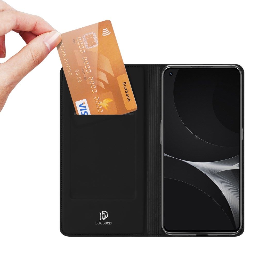 Dux Ducis Skin Pro Series Realme GT 2 Hoesje Portemonnee Zwart afbeelding 2