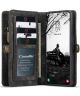 CaseMe 2-in-1 Samsung Galaxy S22 Hoesje Book Case Back Cover Zwart