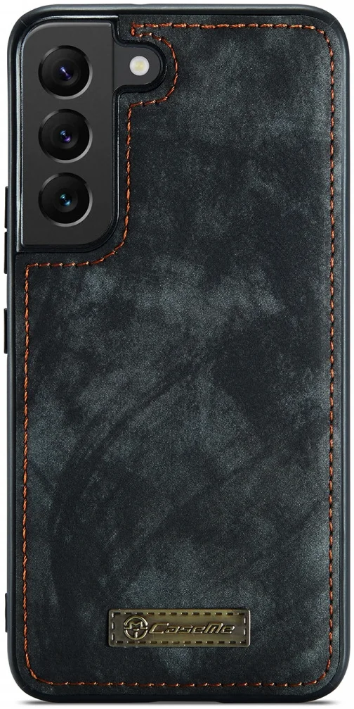 CaseMe 008 Samsung Galaxy S22 Hoesje Book Case Back Cover Zwart afbeelding 7