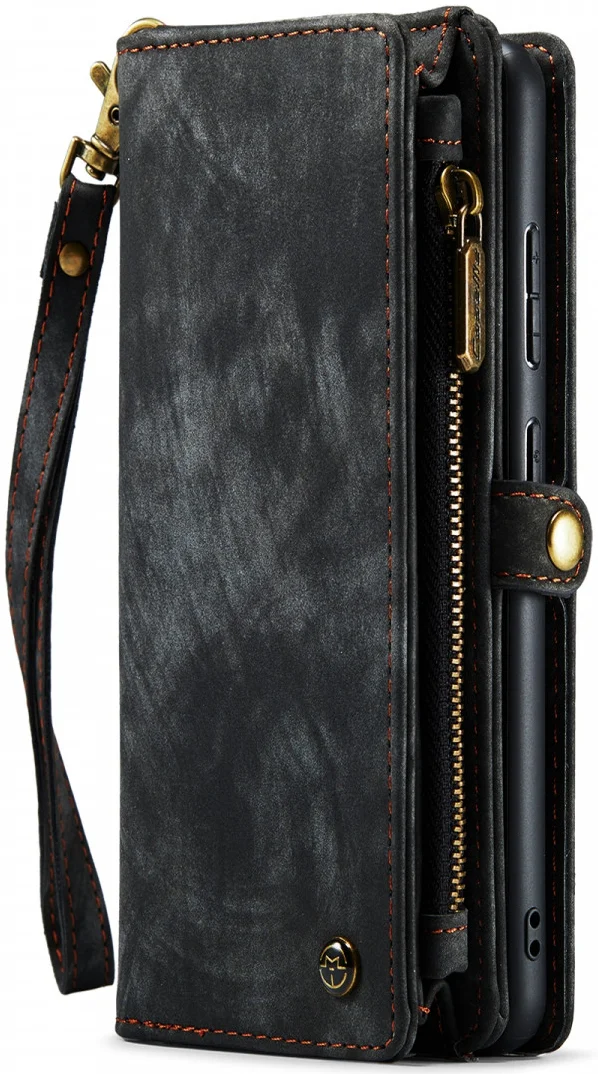CaseMe 008 Samsung Galaxy S22 Hoesje Book Case Back Cover Zwart afbeelding 8