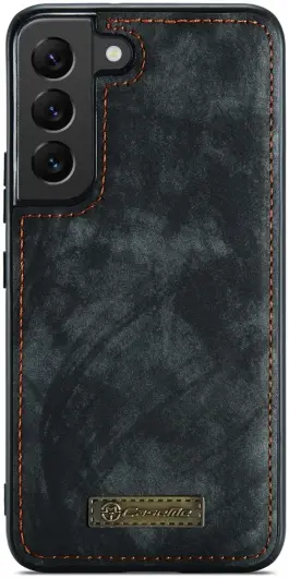 CaseMe 008 Samsung Galaxy S22 Hoesje Book Case Back Cover Zwart afbeelding 7