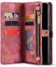 CaseMe 008 Samsung Galaxy S22 Hoesje Book Case Back Cover Rood