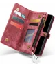 CaseMe 008 Samsung Galaxy S22 Hoesje Book Case Back Cover Rood