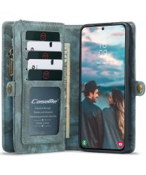 CaseMe 2-in-1 Samsung Galaxy S22 Hoesje Book Case Back Cover Groen