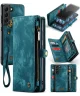 CaseMe 008 Samsung Galaxy S22 Hoesje Book Case Back Cover Groen