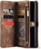 CaseMe 008 Samsung S22 Plus Hoesje Book Case Back Cover Bruin