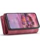 CaseMe 2-in-1 Samsung S22 Plus Hoesje Book Case Back Cover Rood