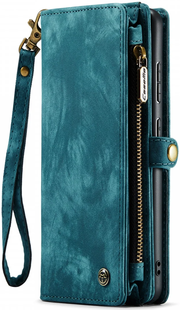 CaseMe 008 Samsung S22 Plus Hoesje Book Case Back Cover Groen afbeelding 6