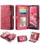 CaseMe 2-in-1 Samsung A13 5G / A04s Hoesje Book Case Back Cover Rood