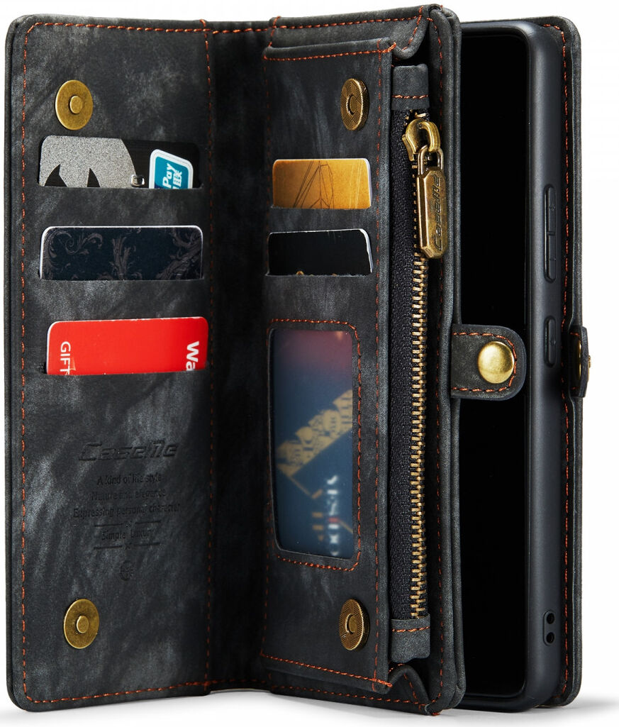 CaseMe 008 Samsung Galaxy A53 Hoesje Book Case en Back Cover Zwart afbeelding 5