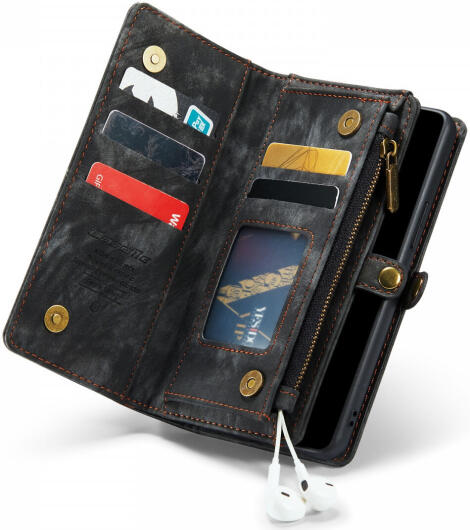 CaseMe 008 Samsung Galaxy A53 Hoesje Book Case en Back Cover Zwart afbeelding 2