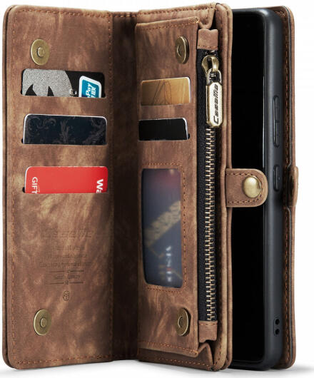 CaseMe 008 Samsung Galaxy A53 Hoesje Book Case en Back Cover Bruin afbeelding 4