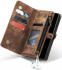 CaseMe 008 Samsung Galaxy A53 Hoesje Book Case en Back Cover Bruin afbeelding 2